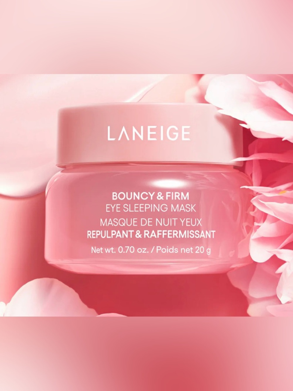 Laneige Bouncy and Firm Eye Sleeping Mask 🌸